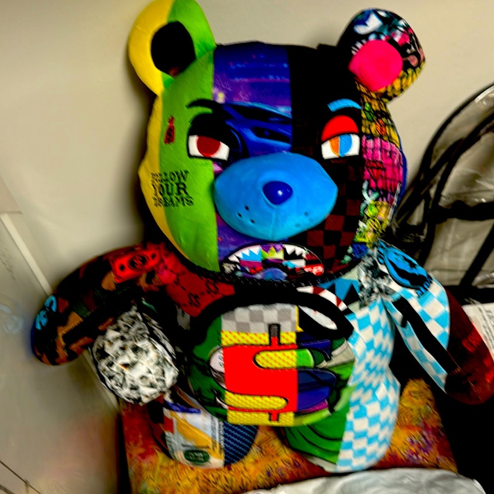 NWT Bear Backpack Sprayground Lucid Dreaming Big Backpack Authentic Guaranteed